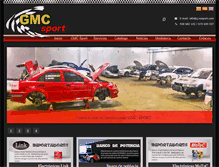 Tablet Screenshot of gmcsport.com